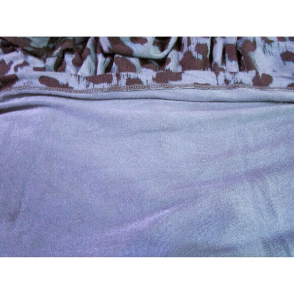 Loft Womens Dress Size Small Blue Black Cheetah Print Sleeveless V-Neck - Picture 4 of 7